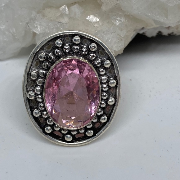 🆕 HANDCRAFTED KUNZITE RING - Picture 3 of 9